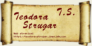 Teodora Strugar vizit kartica